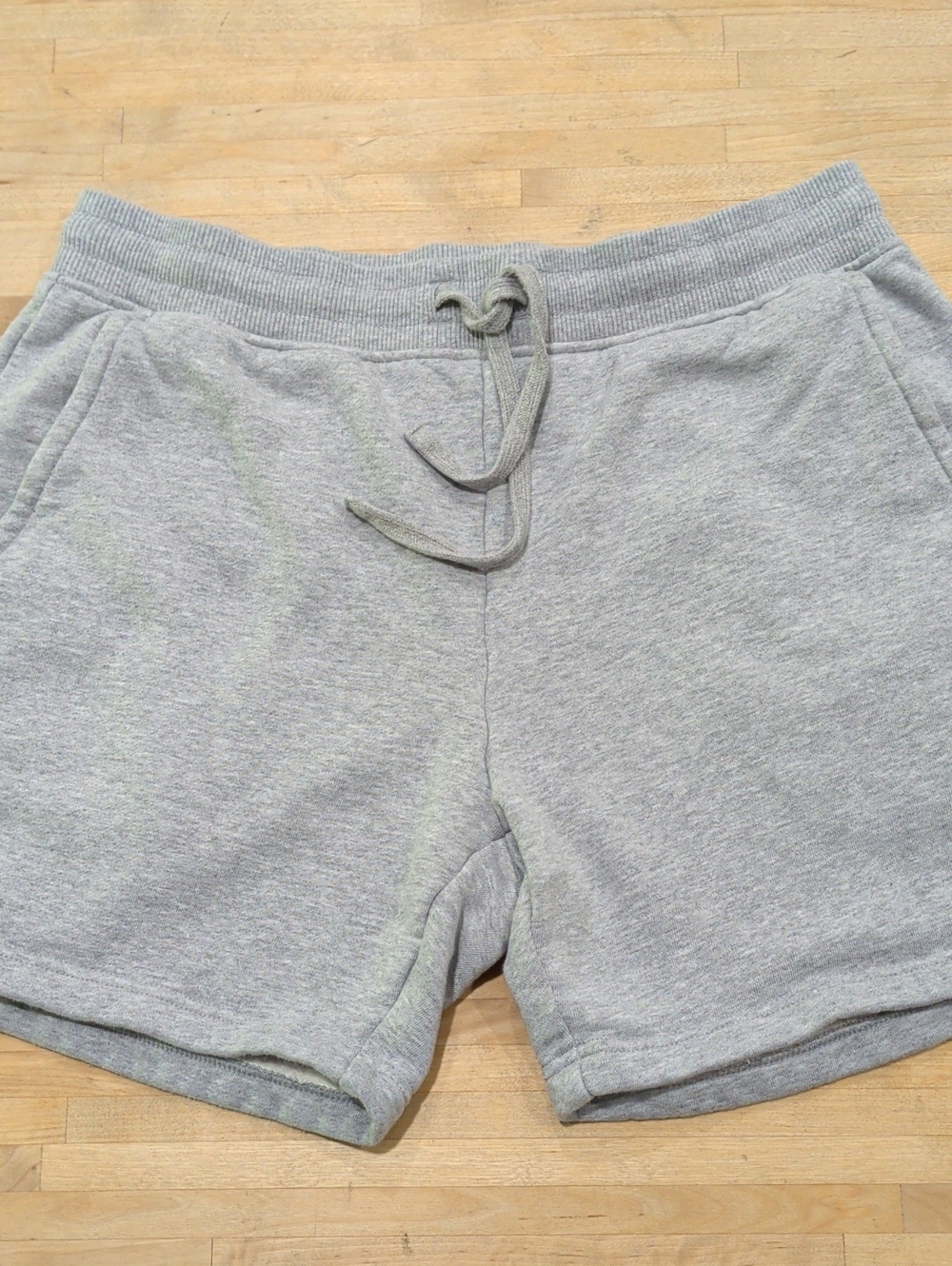 Herschel Heather Grey Sweat Shorts with Drawstring Size Small
